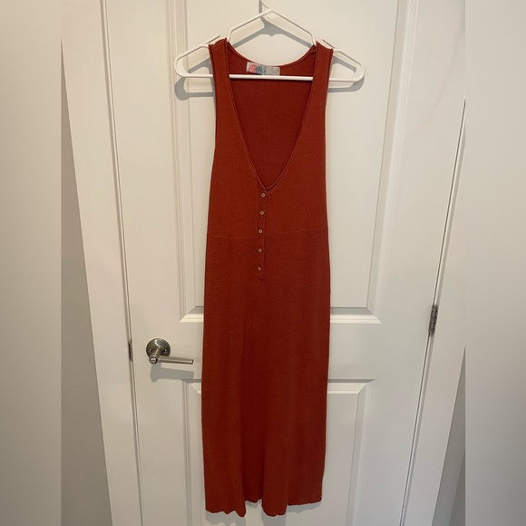 Free People Beach - rust dress - Picture 1 of 4